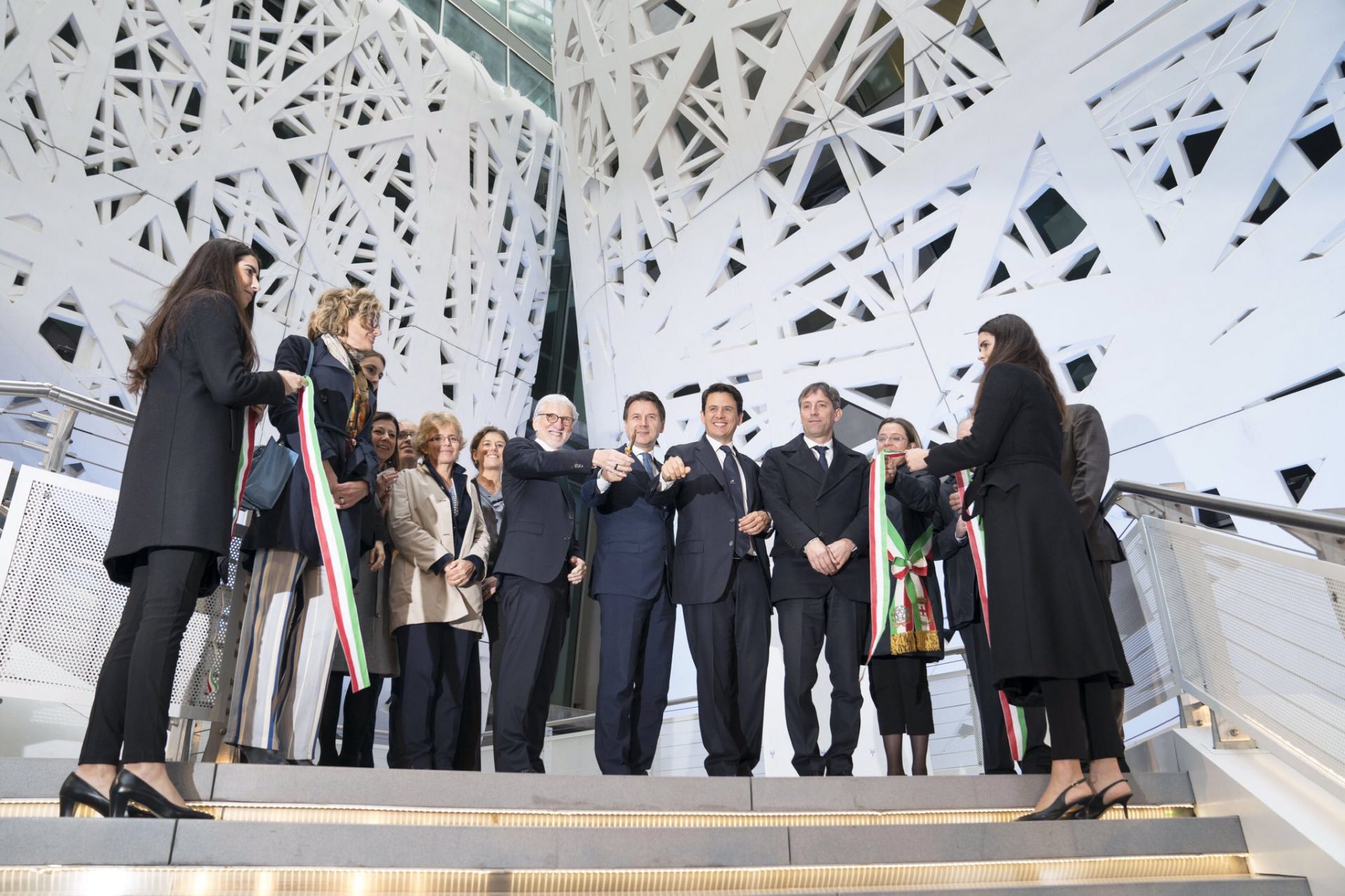 Il Presidente Conte inaugura Palazzo Italia