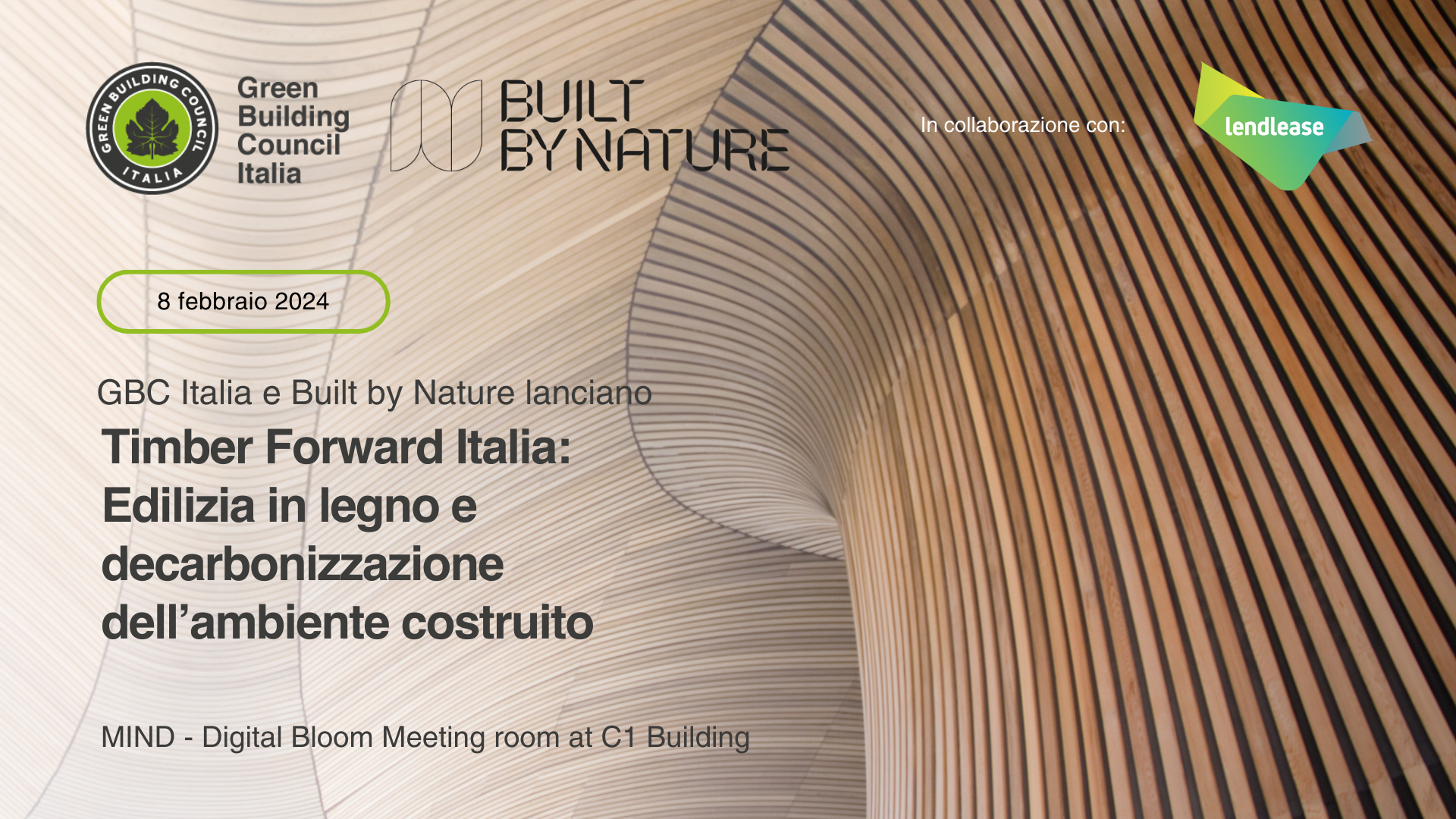 TimberForward Italia: al via i lavori per la costruzione del network italiano che riunisce gli stakeholder del settore delle costruzioni in legno
